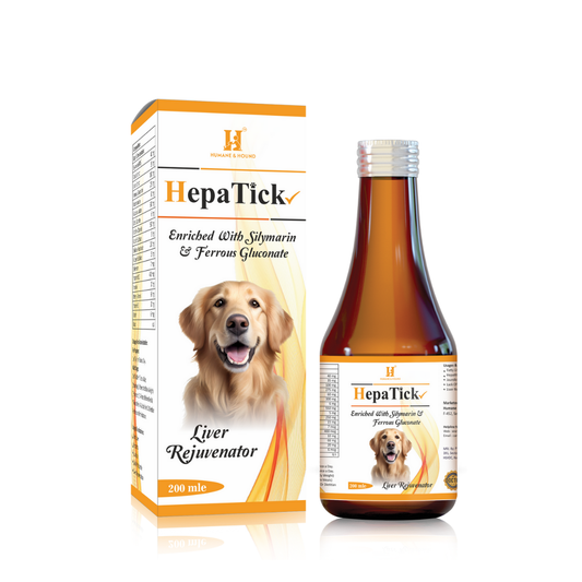HepaTick Liver Health Rejuvenator for Dogs - 200 ML (Pack of 02)