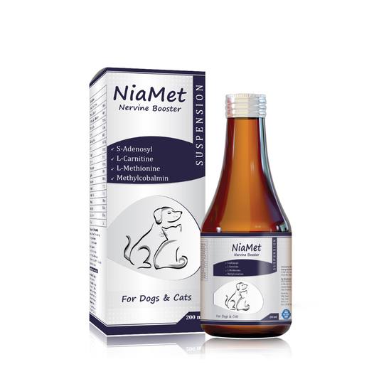 Nervine Booster for Immunity Mind Calming and Growth for Dogs and Cats - 200 ML (Pack of 02)